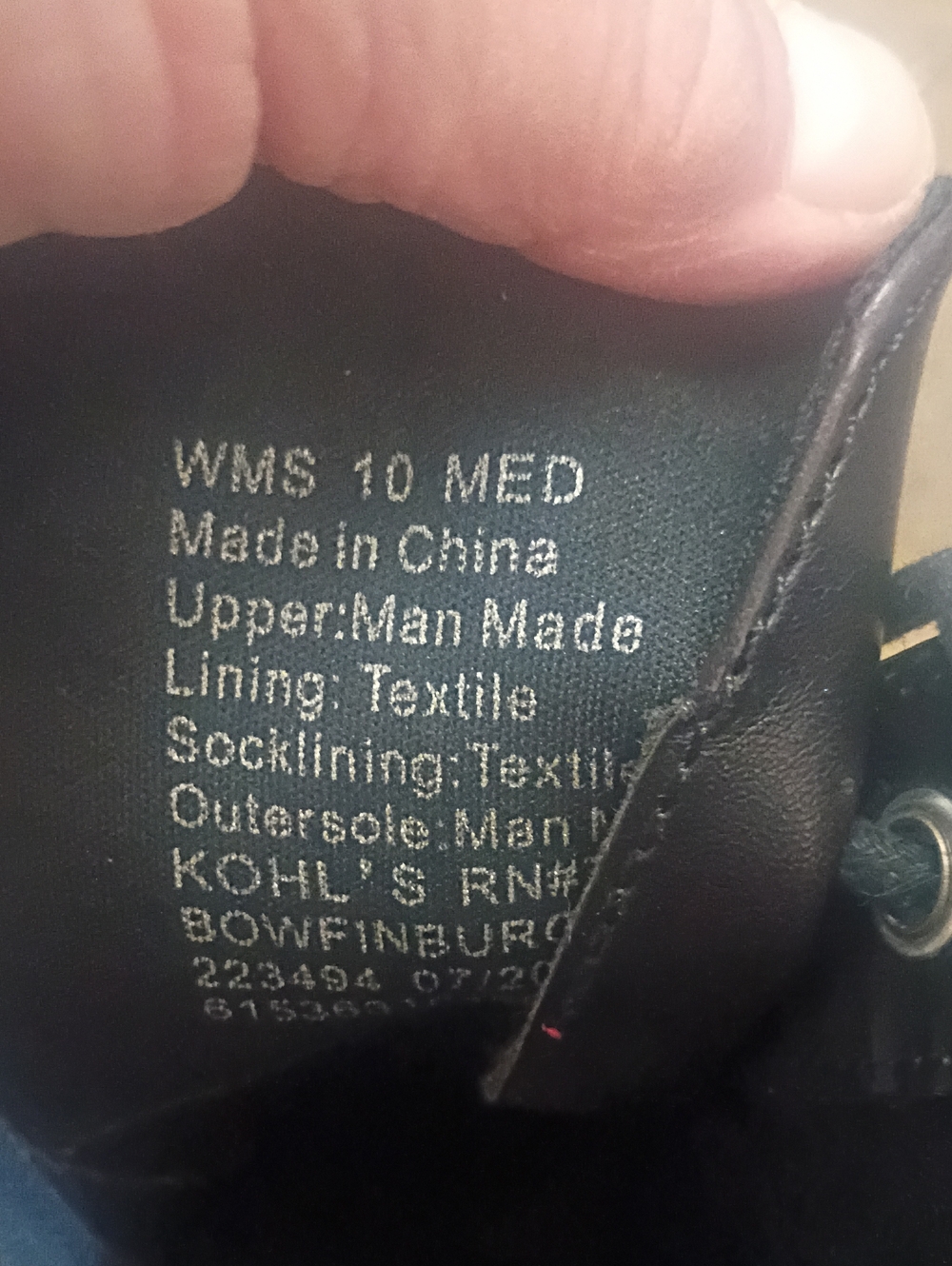 Kohl's Men's Black Casual Lace-Up Boots